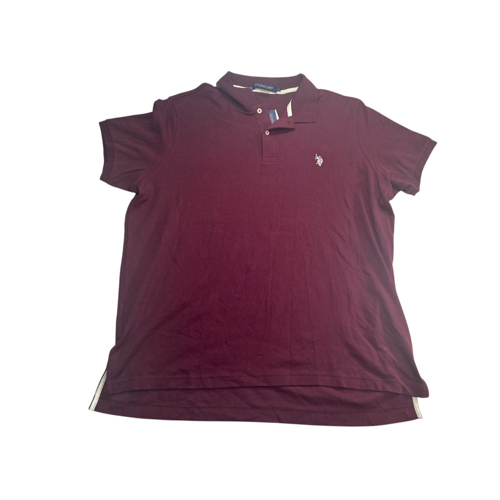 US Polo Assn polo shirt Men's size XL burgundy